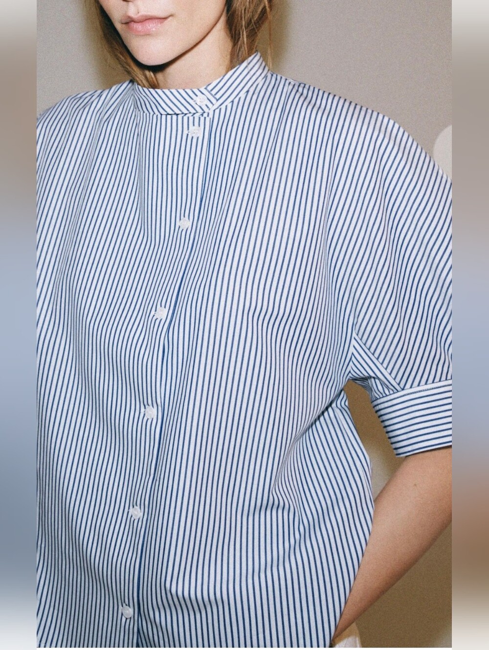 Zara BUTTON POPLIN SHIRT(S)